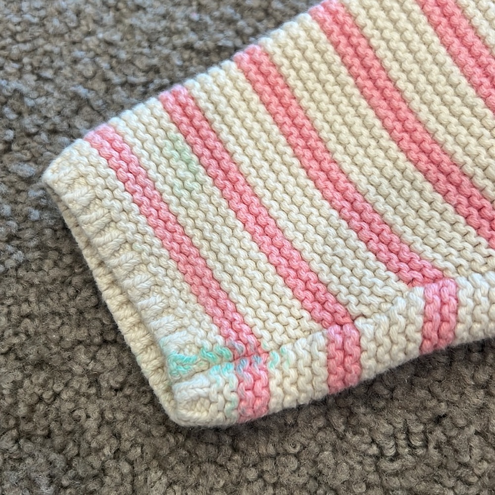 Baby Gap Pink Striped Sweater, 6-12 months - Picture 4 of 5